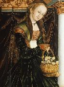 Lucas Cranach Die Heilige Dorothea painting